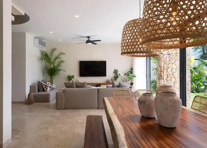 Stylish 5br For Bachelorette Aldea Zama Villa Tulum